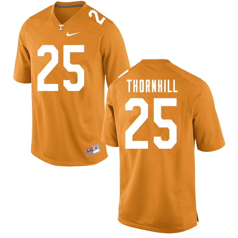 Men #25 Maceo Thornhill Tennessee Volunteers College Football Jerseys Sale-Orange